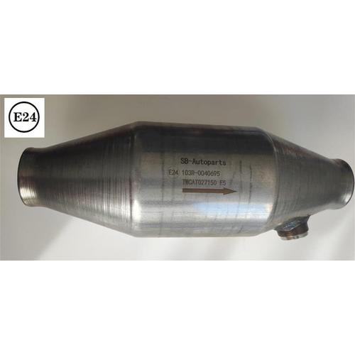 Univerzális kerek fémbetétes katalizátor, lambdaszondás, Ø50mm, 700-1600 cm³, EURO5