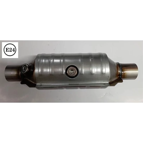 Univerzális kerek fémbetétes katalizátor, dupla lamdaszondás, Ø50mm, 700-2500 cm³, EURO4