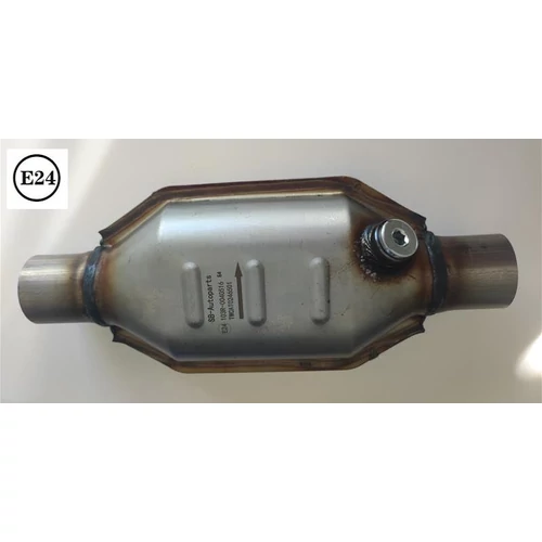Univerzális ovál fémbetétes katalizátor, lamdaszondás, Ø50mm, 700-1600 cm³-ig, EURO4
