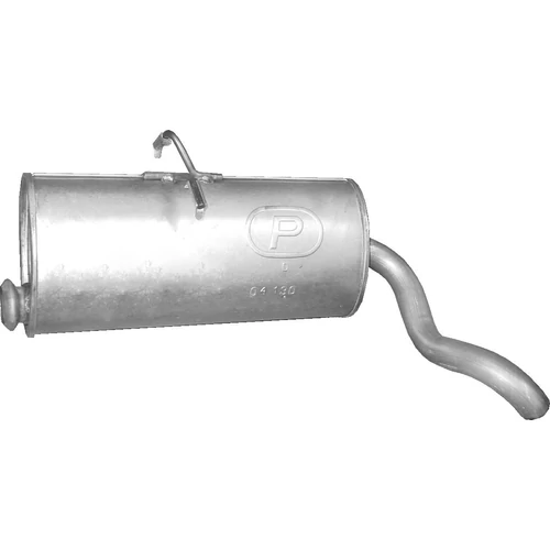Polmo hátsó kipufogódob, Citroen Berlingo, Peugeot Partner, 1.1-1.6, 2003.10-2008