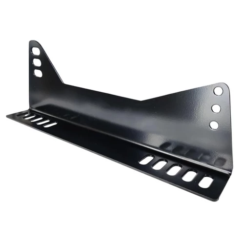 Üléstartó sín, párban, oldalt csavaros, fekete