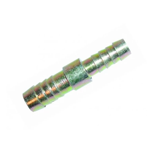 Eltérő végű víz- és üzemanyagcsőtoldó, fém, Ø06-08mm