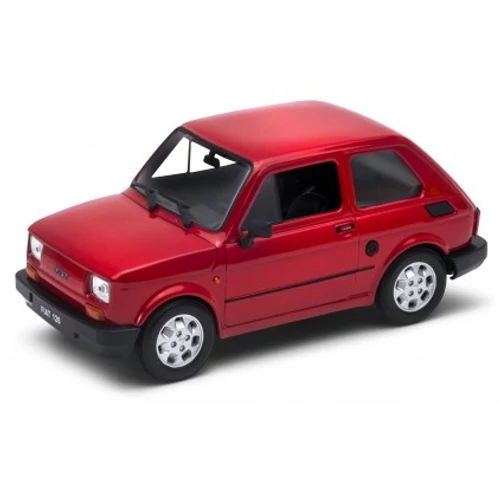 Makett autó, 1:21, Fiat 126, piros