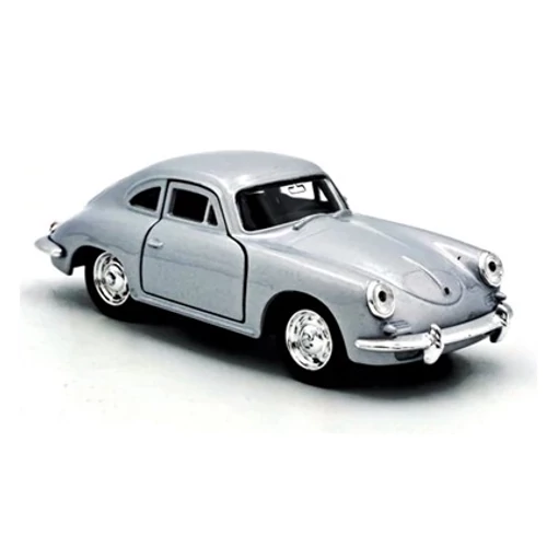 Makett autó, 1:34, Porsche 356B, ezüst