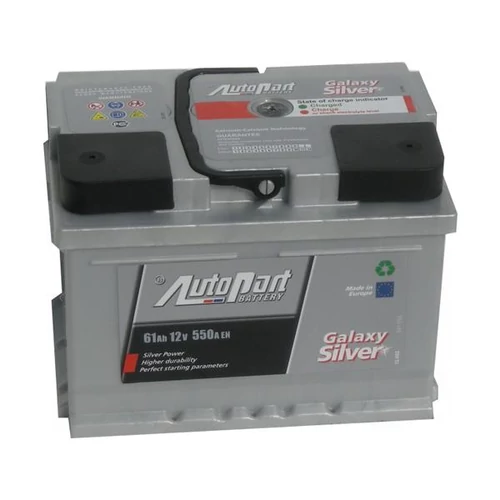 AutoPart Galaxy Silver 61Ah 550A Jobb+