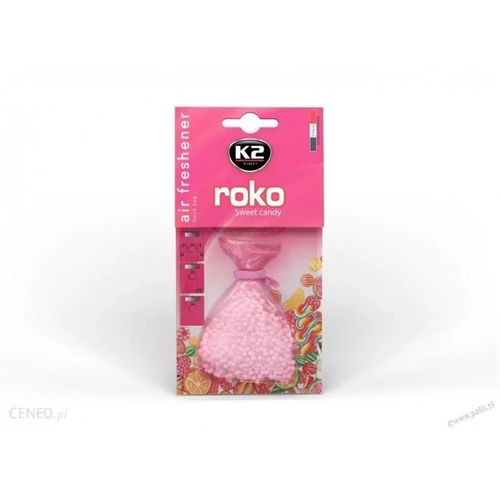 K2AUTO édes cukorka illatú légfrissítő csomag, 20g, roko