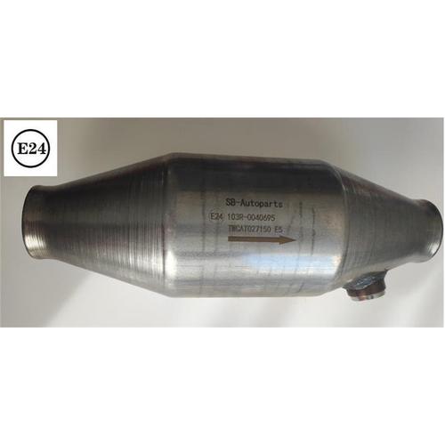 Univerzális kerek kerámiabetétes katalizátor lambdaszondával, Ø50mm, 700-1800 cm3, EURO5