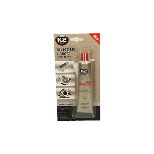 K2AUTO szilikonpaszta, piros, 85g, +350°C