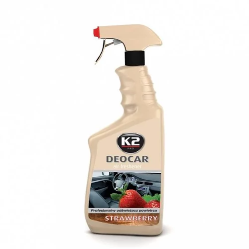 K2AUTO pumpás eper illatú légfrissítő, 700ml (DEOCAR)