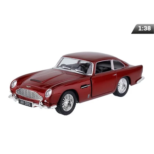 Makett autó, 1:38, Kinsmart, Aston Martin DB5, bordó