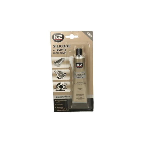 K2AUTO szilikonpaszta, szürke, 85g, +350°C, SILICONE