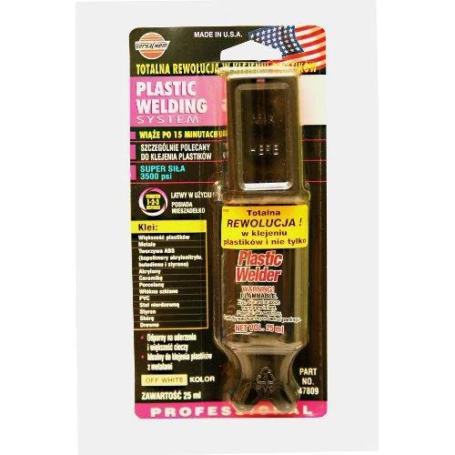 K2AUTO két komponensű műanyag ragasztó, 25ml, PLASTIC WELDING