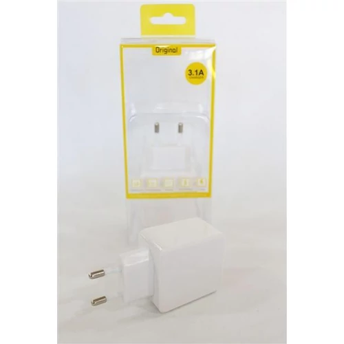 Tripla hálózati USB adapter, gyorstöltő (3,1A)