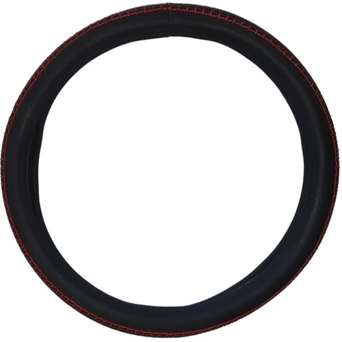 Kormányvédő, fekete, piros varrással, 37-39 cm