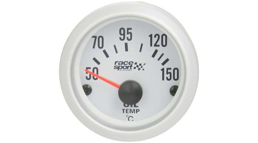 Olajnyomásmérő óra, RACE SPORT, O52mm, 12V (KC)