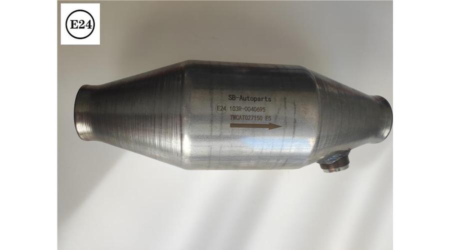 Univerzális kerek kerámiabetétes katalizátor, lambdaszondás, O50mm, 700-1600 cm3, EURO4