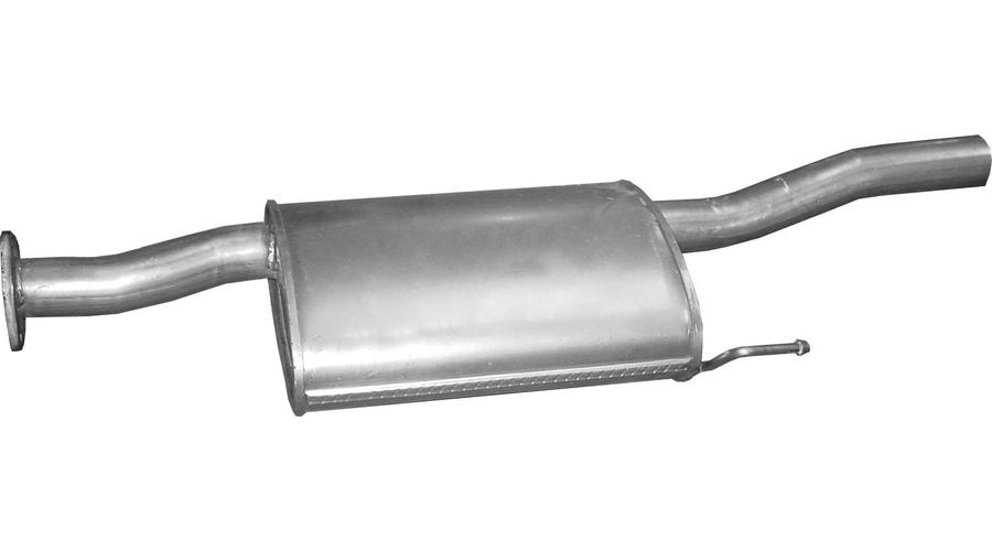 POLMO K05.74ALU-POL Polmo középső kipufogódob, Chevrolet Captiva, Opel Antara 2.2D, 2010-2015