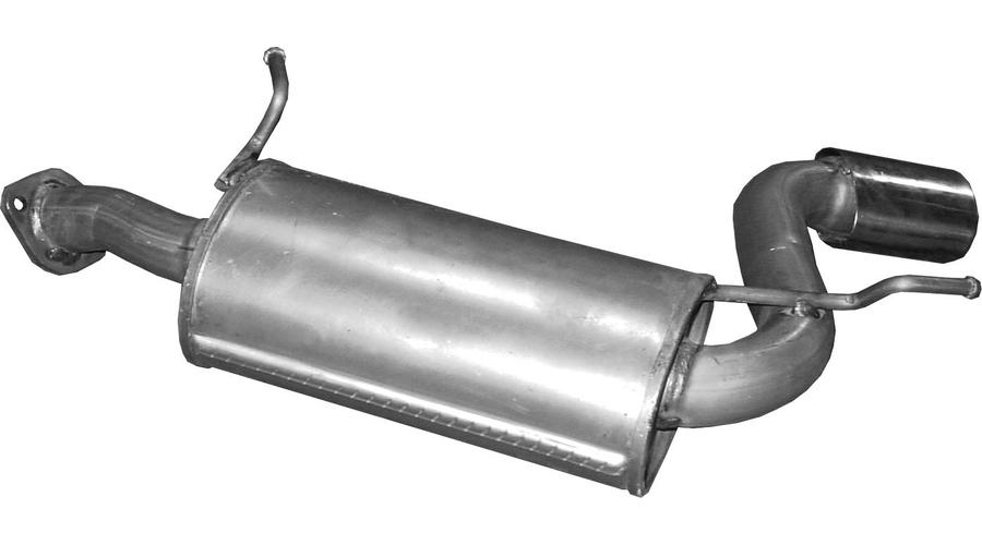 POLMO K05.76ALU-POL Polmo hátsó kipufogódob, Chevrolet Captiva/Opel Antara 2.2D, 2010-2015