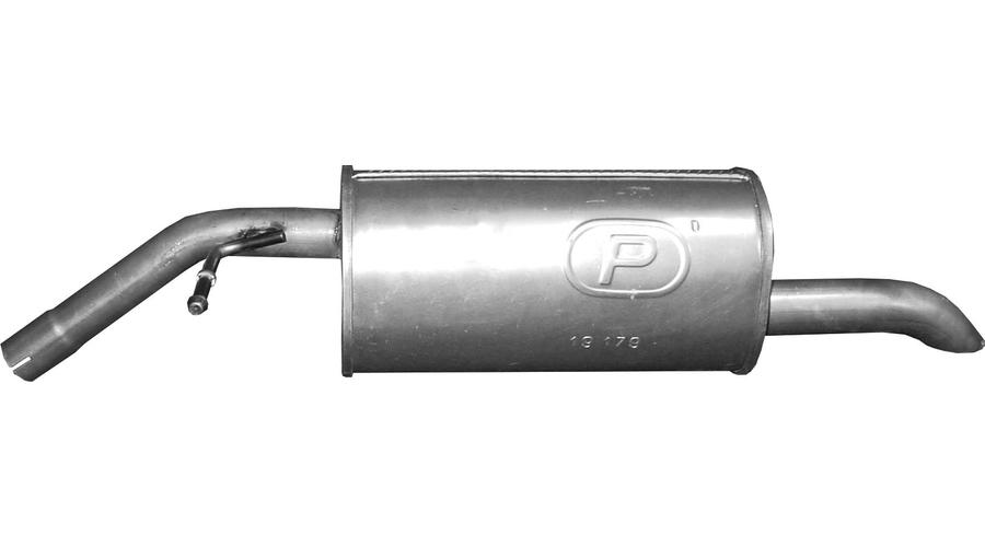 Polmo hátsó kipufogódob, Citroen C3 Picasso, Peugeot 207/208 1.6D, 2007-