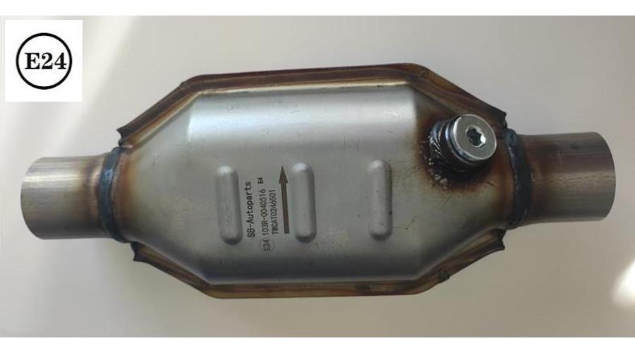 Univerzális ovál kerámiabetétes katalizáto, lambdaszondás, O50mm, 700-1800 cm3, EURO4