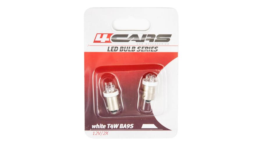 Izzó, BA9S, 4LED, 12V, 4W