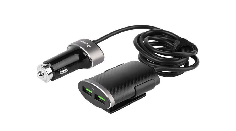 Carmotion CM63009 MYWAY 12/24V Töltő, 2X USB + 2X USB 5.1A, 100 CM-E