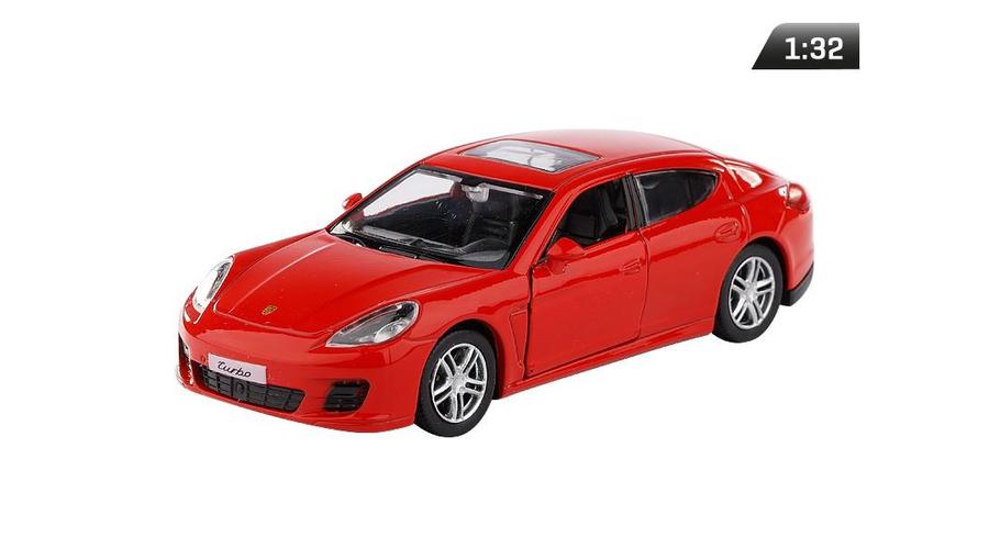 Makett autó, 1:43, RMZ Porsche Panamera Turbo, piros