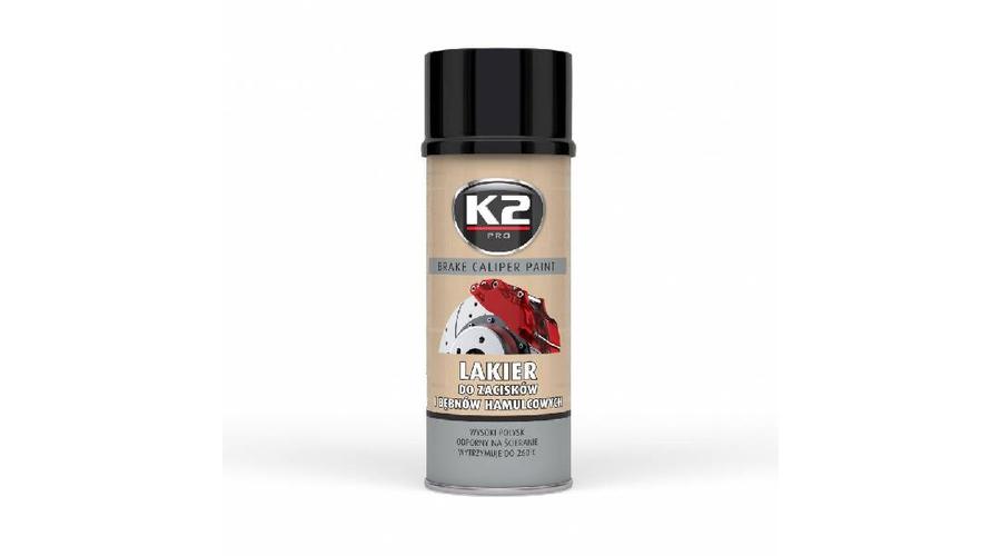 K2 GD-L346CAMEL K2AUTO fekete féknyereg festék, 400ml, LAKIER