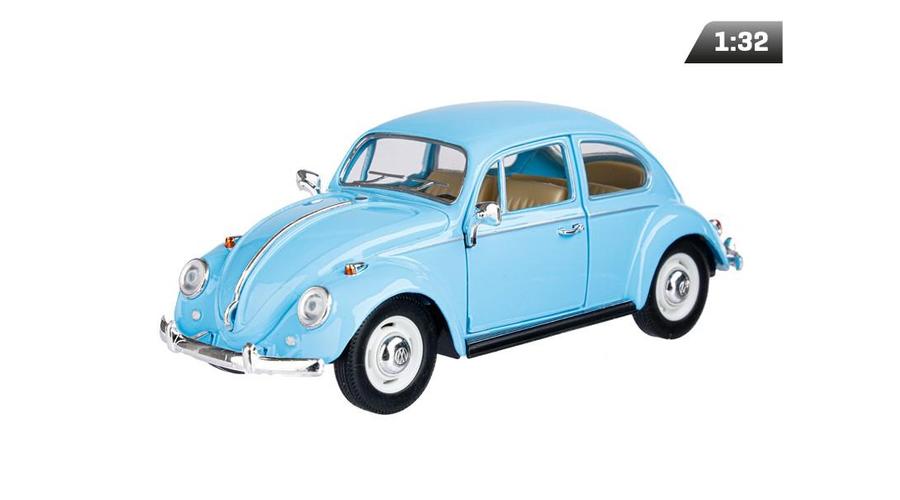 Makett autó 1:32, VW Beetle Classic, világoskék