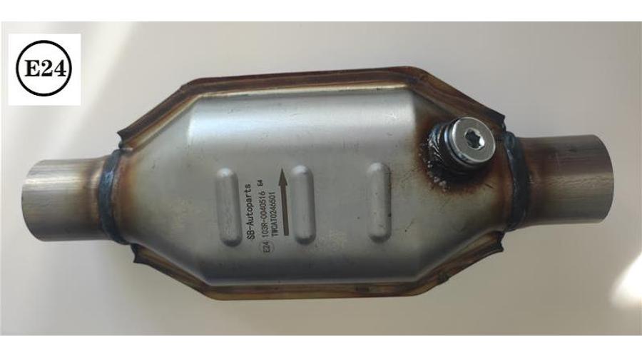 Univerzális ovál fémbetétes katalizátor, lamdaszondás, O50mm, 700-1600 cm3-ig, EURO4