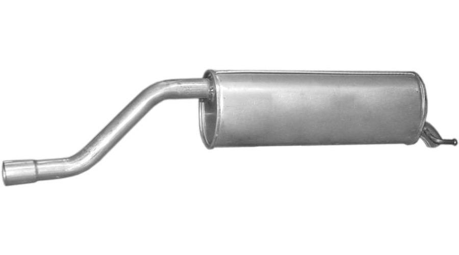 Polmo hátsó kipufogódob, OPEL Corsa D, 1.3, 2006-