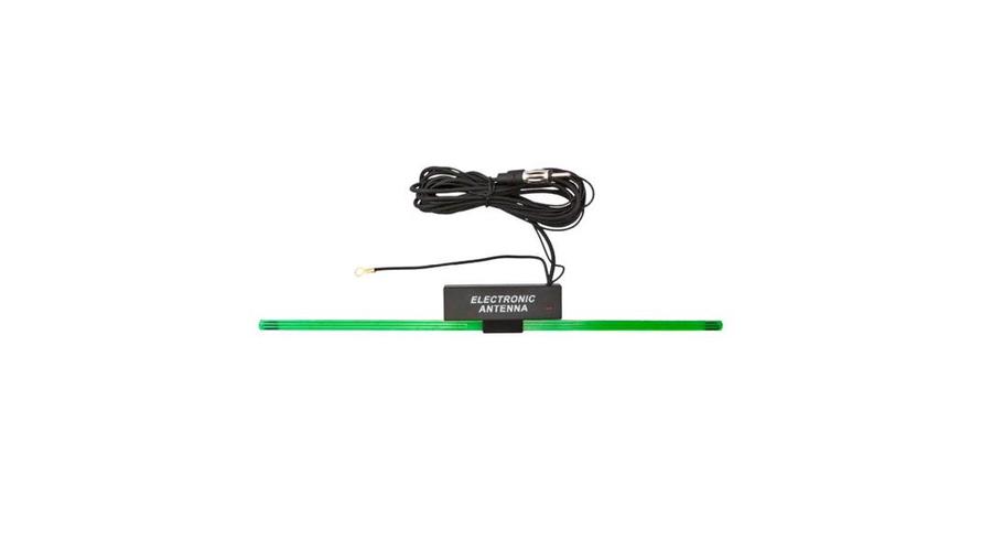 Antenna, erősítős, szélvédőre ragasztható, 34cm, 2m