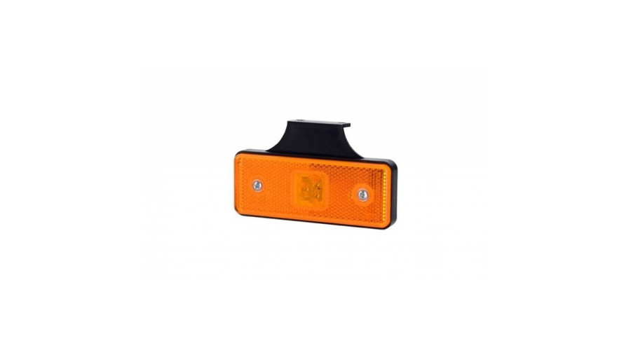 LED helyzetjelző lámpa, 12/24V -H42, sárga, E-jel