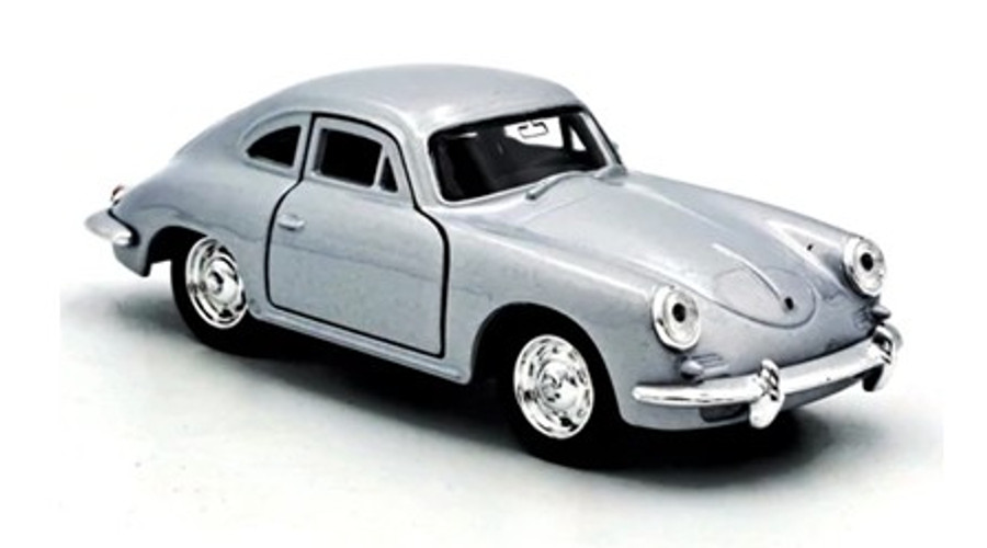 Makett autó, 1:34, Porsche 356B, ezüst