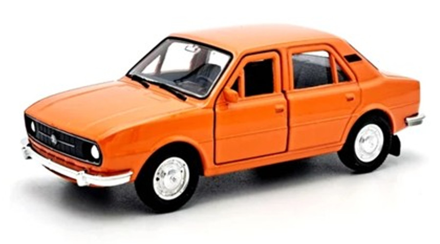 Makett autó, 1:34, Skoda 105 L, narancs