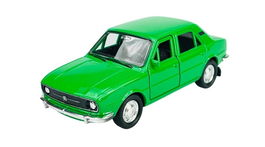 Makett autó, 1:34, Skoda 105 L, zöld