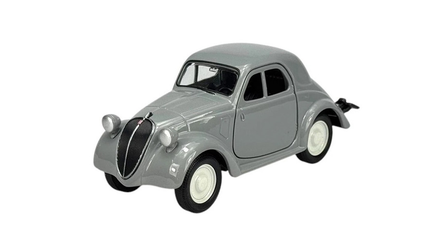 Makett autó, 1:34, Fiat 500 Topolino 1936, szürke