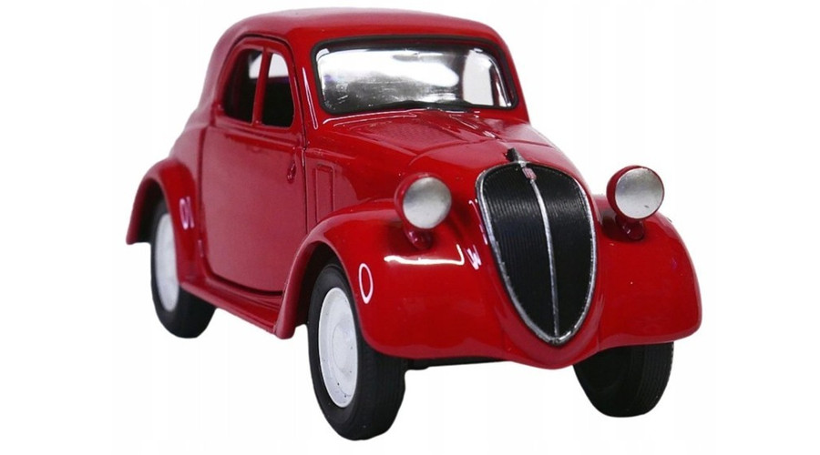 Makett autó, 1:34, Fiat 500 Topolino 1936, piros