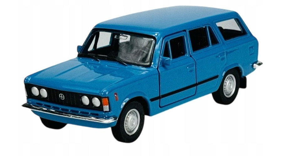 Makett autó, 1:34, Fiat 125P Kombi, kék