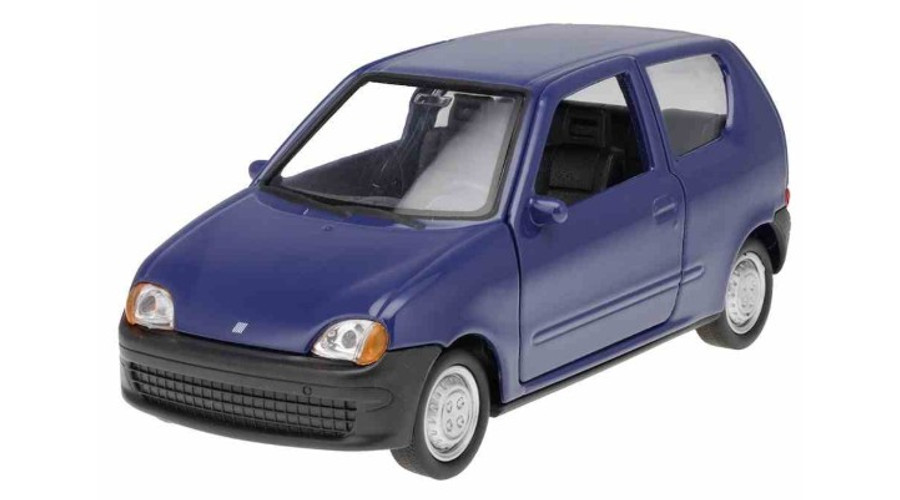 Makett autó, 1:34, Fiat Seicento, sötétkék