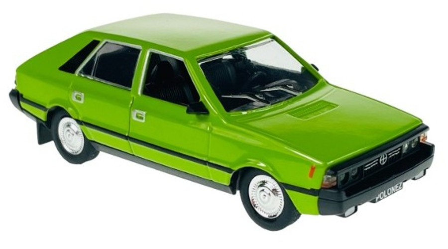Makett autó, 1:34, FSO Polonez 1500 MR78, zöld