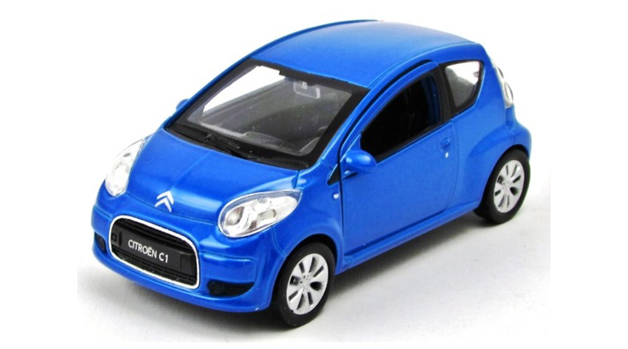 Makett autó, 1:34, Citroen C1, kék