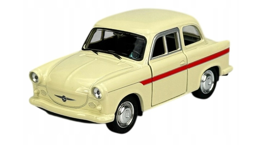 Makett autó, 1:34, Trabant P50/P60, krém