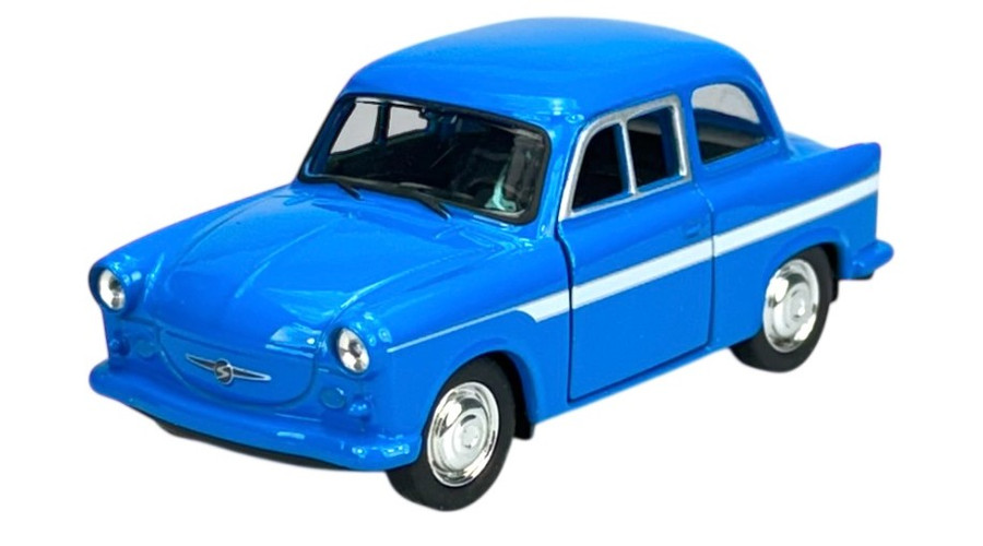 Makett autó, 1:34, Trabant P50/P60, kék