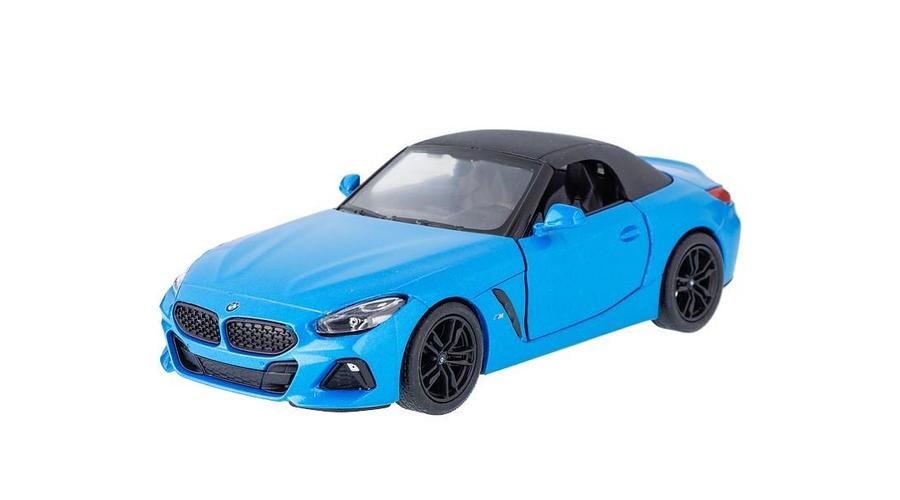 Makett autó, 1:34, Kinsmart, BMW Z4, kék