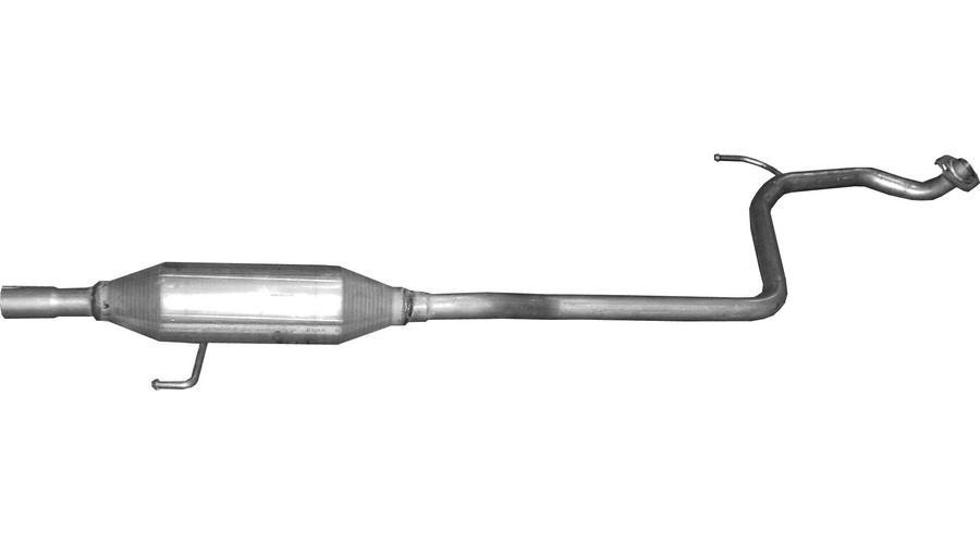 Kipufogódob, közép, Toyota Yaris 1.0, 2005-2012